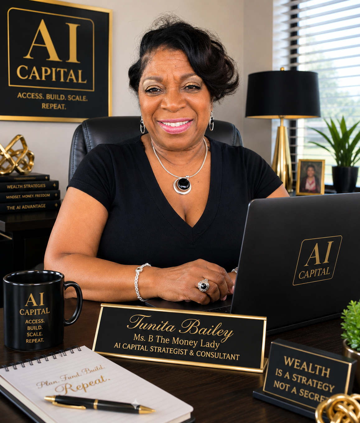 Portrait of Tunita Bailey, Founder of AI Capital Workforce Academy